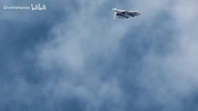 The Su-57's incredible Falling Leaf. (N-RAW to R3D) [video]