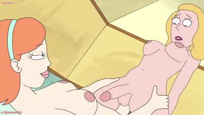 Beth and Jessica (by eviljammer24) [Rick & Morty]