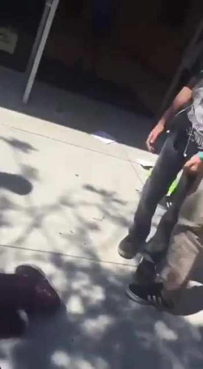 Kid tries To beat Blind Kid gets Taken Out swiftly