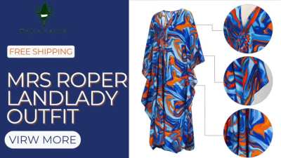 Get ready to channel your inner landlady with this iconic Mrs Roper costume!