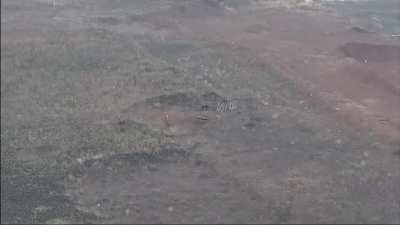 BSHM (Pro-Ukraine Chechens) in coordination with 93rd Brigade drone drop and eliminate two Russian soldiers which happened to be from Dagestan. (NSFW)
