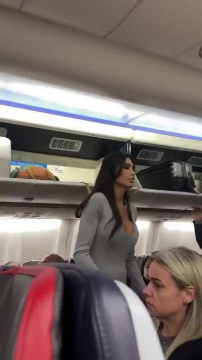 While getting kicked off a plane for causing a disturbance, a passenger reminds everyone that they're 