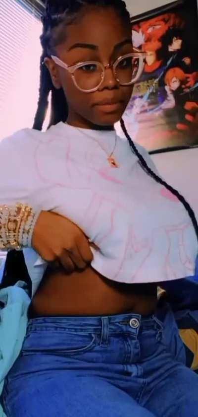 No cleaver title, just titties