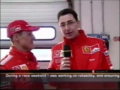 Schumacher interviews binottooooooooooooo.......