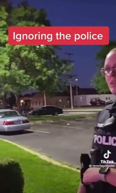 Chads don't acknowledge police harassment