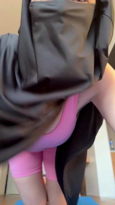 I like to do my morning workout