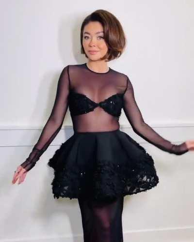 Showing off her outfit for the MPTF’s Night Before party IG March 2024