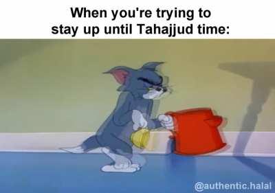 Can't get tired when it's time for ibadah...