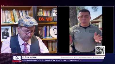 Pablo Marçal disseminando fake news e explorando a tragédia