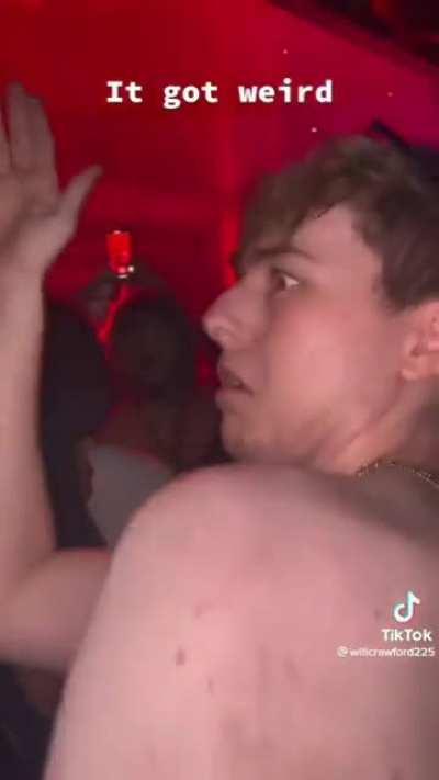 Three lads on mollied off their trolleys