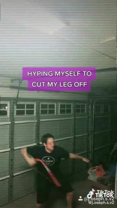 Sometimes, you really gotta build yourself up.