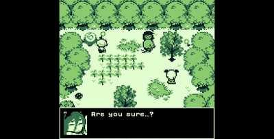 I was playing Dweller's Empty Path, and I found a reference to Deltarune, I think...