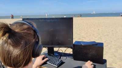 Mum said I should go outside...