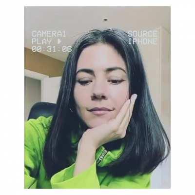 Marina revealed a demo of one of her future songs