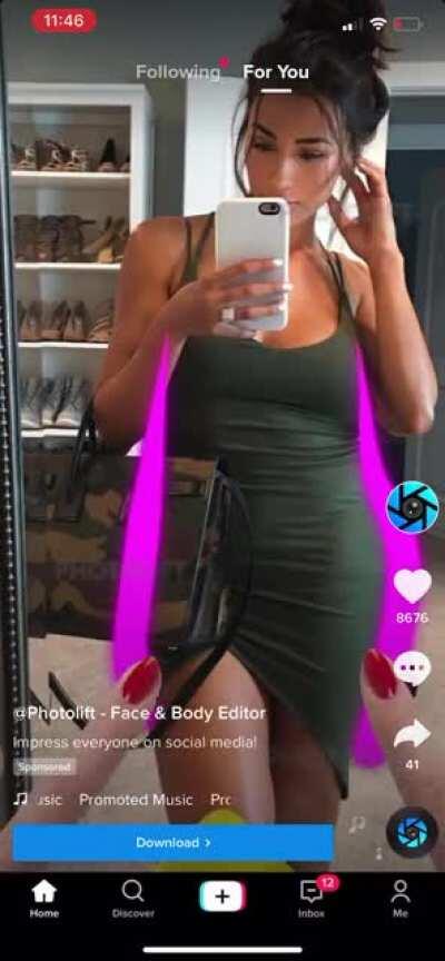 The fact that this is advertised on an app used primarily by young girls makes me sick.