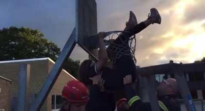 Girl thought she was a basketball, finds out otherwise