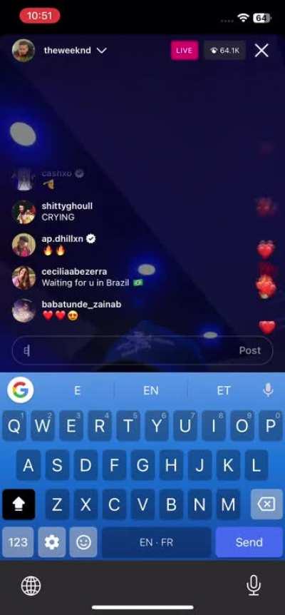 Abel blessed us tonight with a NEW LEAK (Even Though It's Wrong)