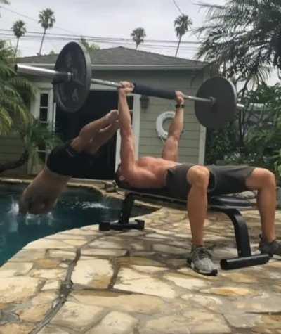 HMFT after I fall into a pool with a halter on top of me