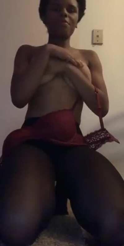 Her snapchat is @asiapooh2001 comment right now if you want all her videos 🔥🔥 i got like 10 more i’m about to post a few more, this just a teaser.