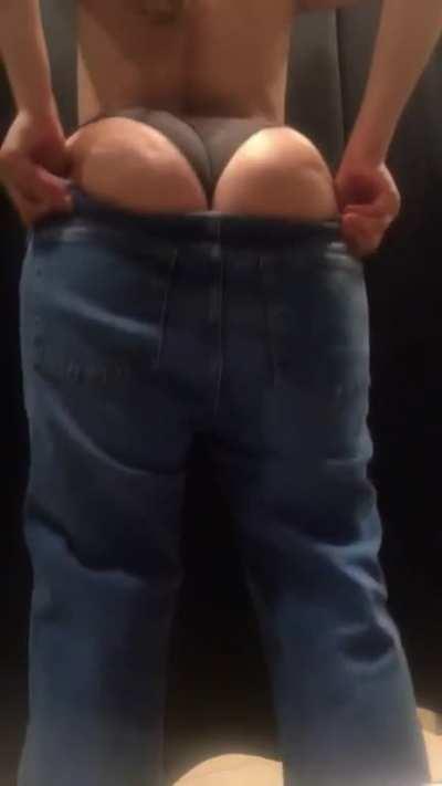 Real difficult putting on jeans