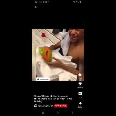 Mbappe listening to Sauce it up