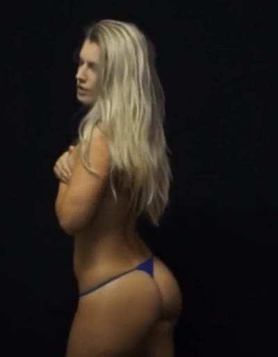 Toni Storm during a sexy photoshoot