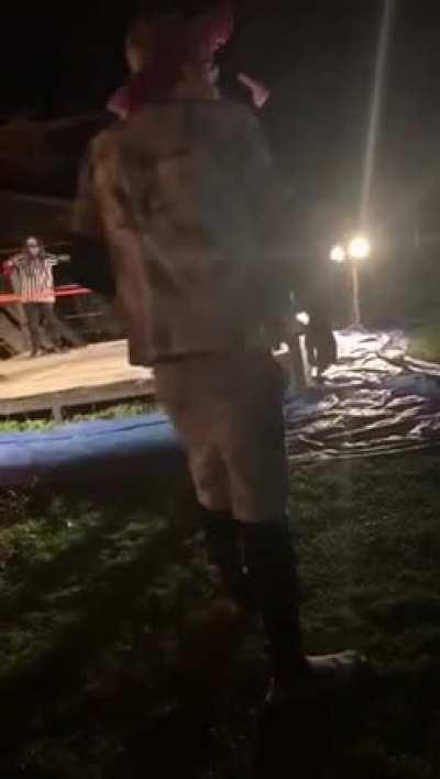 Not the best way to make an entrance