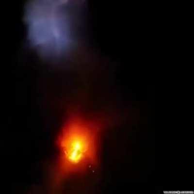 to launch fireworks from a hot air balloon