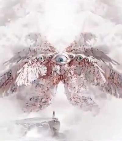 When you think of biblical angels, people with wings, halos, robes come to mind, but the artist Jonas Pfeiffer through 3D animations shows us a different representation of what these celestial beings would be at God's command.