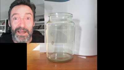 hugh jackman forgot to put a lid on