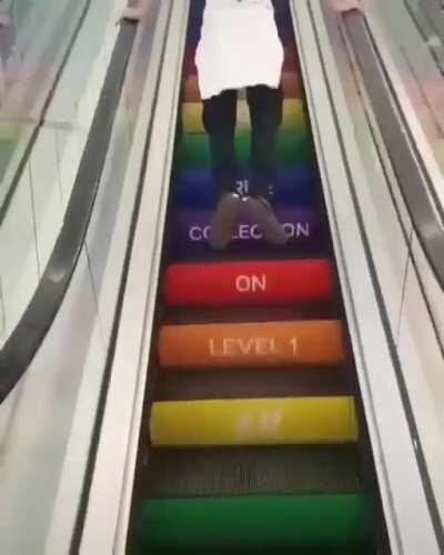 I ain't taking the gay escalator