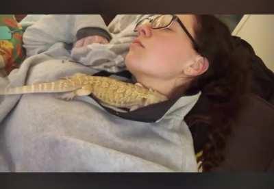 She wants to be warmed up.