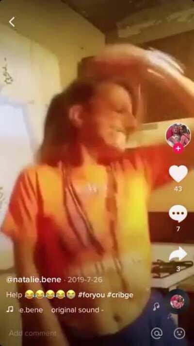 Grandma getting ready for the club