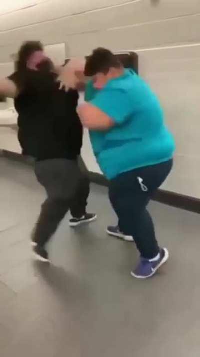 Fighting over last chicken nugget💀