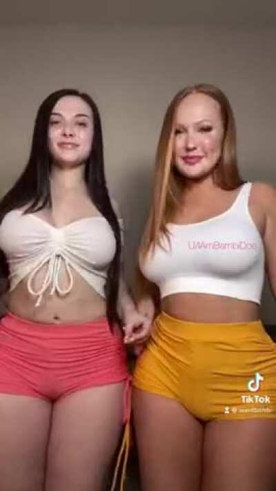 [OC] My sister and I did our first TikTok! How did we do?