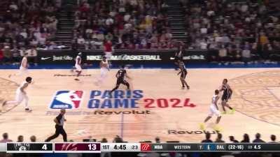 [Highlight] Jarrett Allen is having a block party in Paris which leads to a transition Okoro three