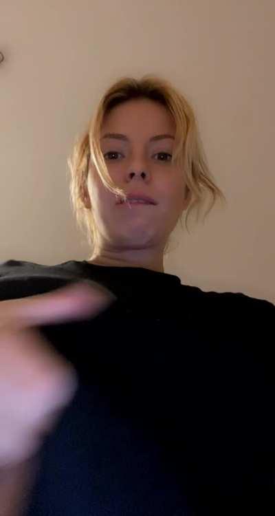 I had to be quick, my dad was in bathroom