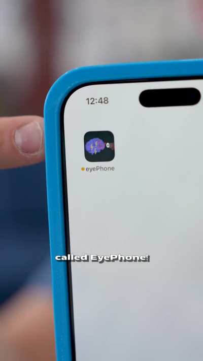 I design fake consumer products and today I made the EyePhone Case