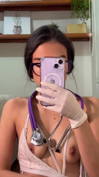 Would you have date with a small titty nurse like me?