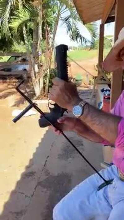 Taurus Raging Bull carbine conversion, caipira engineered