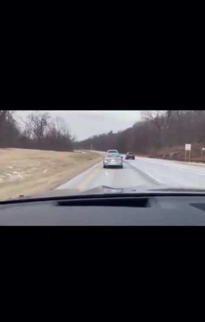 Reckless driver wins a prize! Iwonder how often that happens...