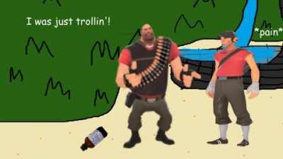 Tf2 heavy trolls soldier