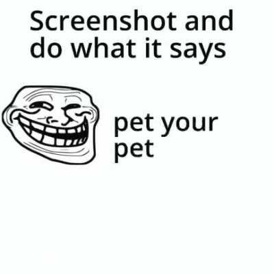 go ahead, take a screenshot