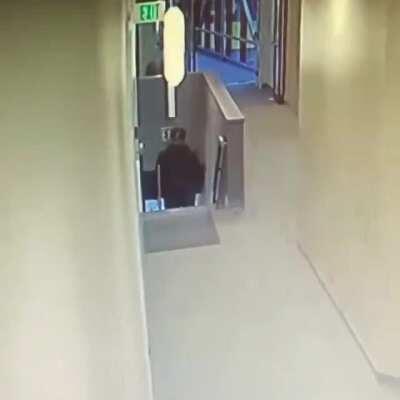 Far left domestic terrorist attacks Republican senators office in Fargo with an axe.