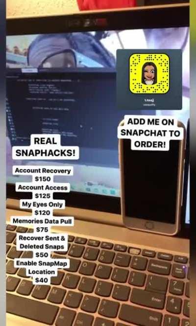 You guys need a REAL Social Media Hacker? add @naequality For Snapchat, Instagram, & Facebook Hacks. Hit The Telegram Group Link In Comments For Proof!