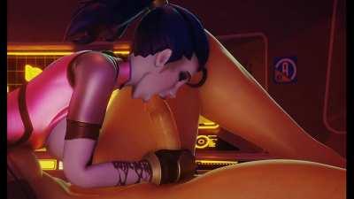 widowmaker 69 with Zarya (NYX ) [Overwatch ]