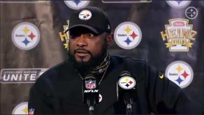 “So you really think the Steelers are going to the Super Bowl this year?”