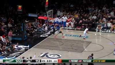 [Highlight] Jalen Duren with a nasty chase-down block on Joe Harris