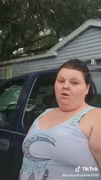 Don’t touch her truck