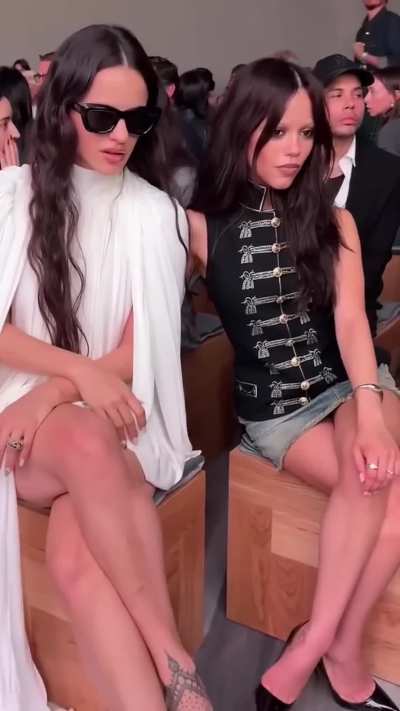 At Dior Paris Fashion Show (with Rosalia), Oct 2025